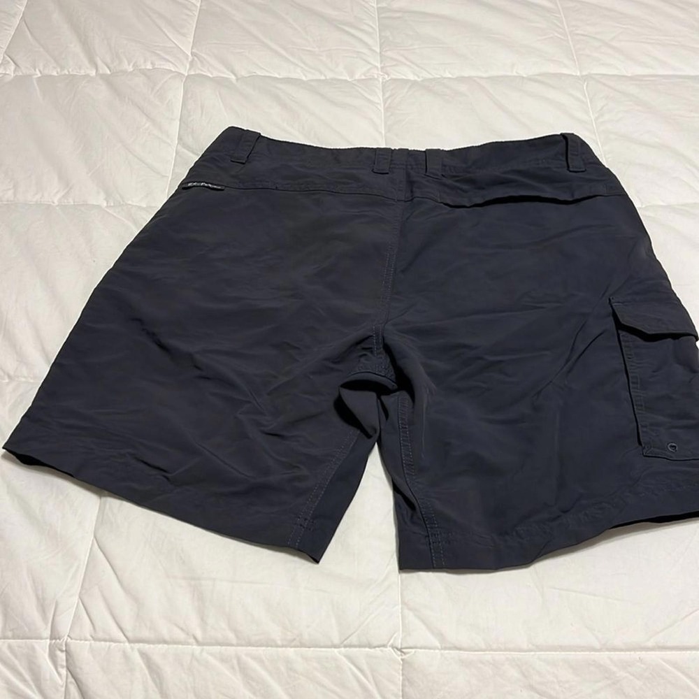 ExOfficio Navy Blue/Grey Nylon Cargo Shorts Men's Size 30 Hiking Travel - Picture 3 of 7